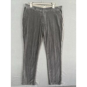 Scotch & Soda Amsterdam Couture Womens Black Velvet‎ Trousers 35x31